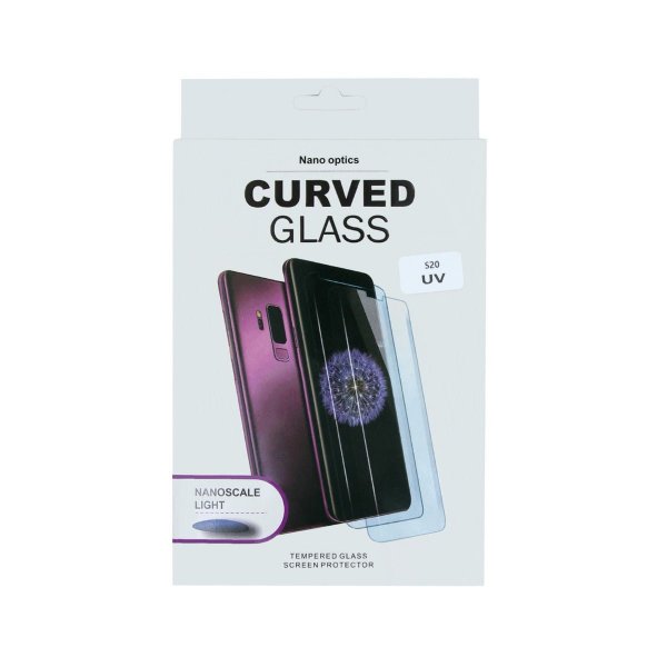 Samsung Galaxy S20 UV-valolla kiinnitettävä panssarilasi