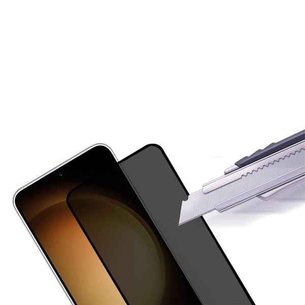 Samsung Galaxy S23 Näytönsuoja Karkaistu Lasi 3D Privacy