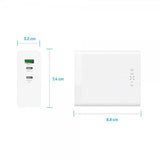 Fixed Pöytälaturi GaN140 Charging Dock 2xUSB-C & 1xUSB-A
