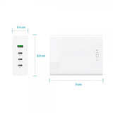 Kiinteä pöytälaturi GaN200-lataustelakka 3xUSB-C & 1xUSB-A