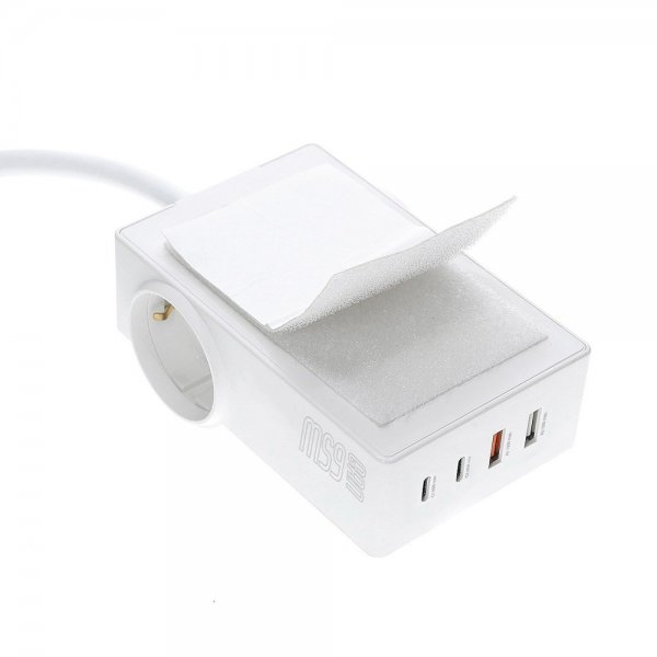 4smarts Pöytälaturi USB-C/A Power Strip Desk GaN 65W