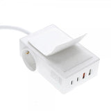 4smarts Pöytälaturi USB-C/A Power Strip Desk GaN 65W