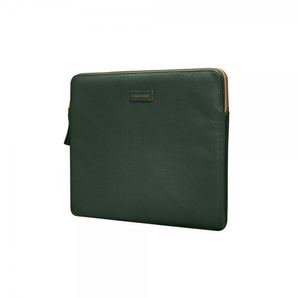 dbramante1928 Sleeve 13" Paris Pebbled Evergreen