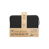 MW Sleeve 2 Life MacBook Air/Pro 13" -suojakotelo, musta