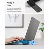 Spigen Slim Fold Kannettavan teline, musta