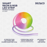 Deltaco Smart Home Älykäs Neon- ja RGB-valonauha 5m