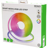 Deltaco Smart Home Älykäs Neon- ja RGB-valonauha 5m