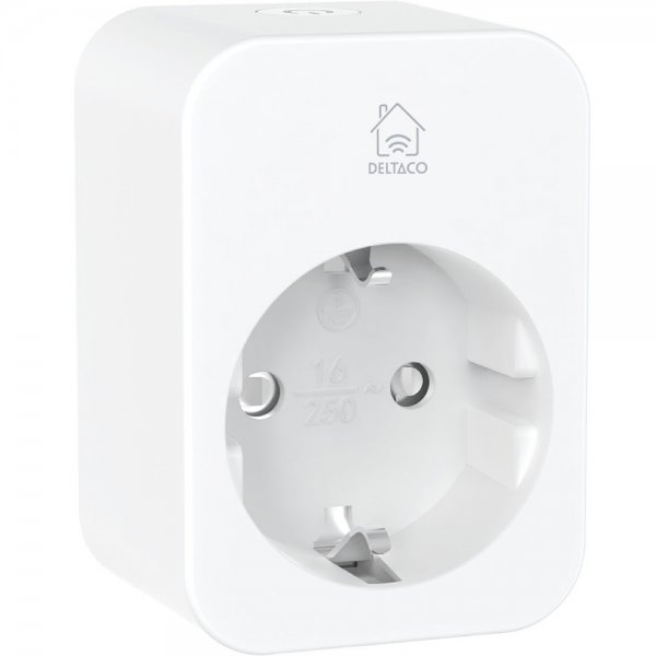 Deltaco Smart Home Älypistorasia WiFi 2,4 GHz, 2 kpl