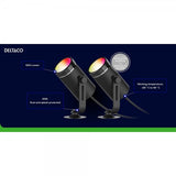 Deltaco Smart Home Älykäs puutarhavalaistus RGB 2 kpl