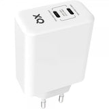 Xqisit Pikalaturi 2xUSB-C PD 3.0 GaN 67W Valkoinen