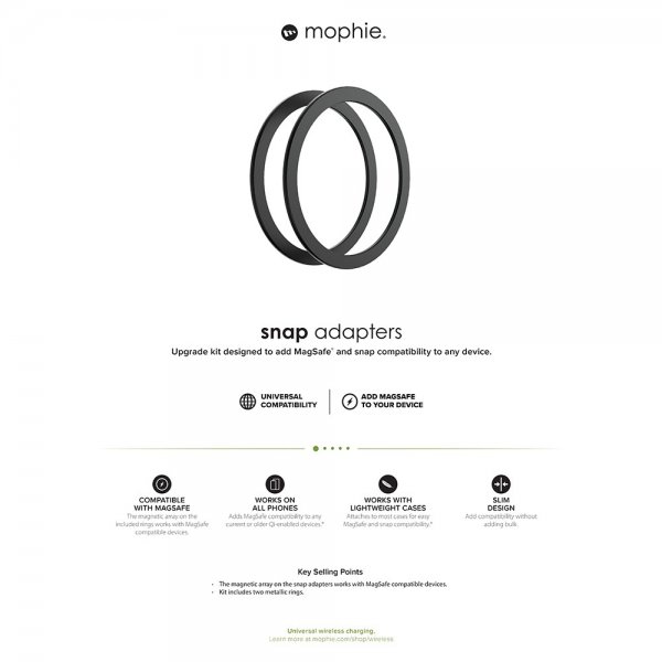 Mophie Snap Adapters MagSafe 2 kpl:n pakkaus