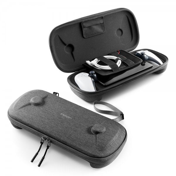 Spigen Sony PlayStation Portal Pussi Klasden Pouch Charcoal Gray