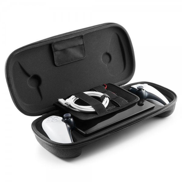 Spigen Sony PlayStation Portal Pussi Klasden Pouch Charcoal Gray