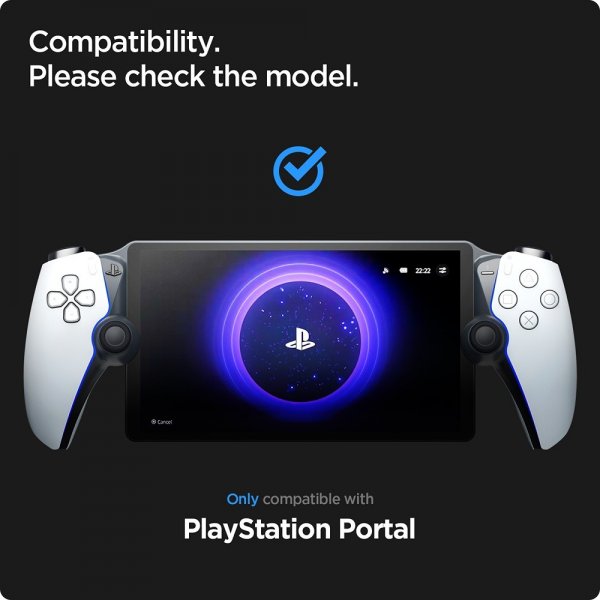 Spigen Sony PlayStation Portal -näytönsuoja GLAS.tR EZ Fit