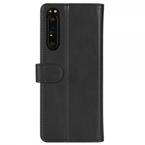Krusell Sony Xperia 1 II -puhelinlompakkokotelo, musta