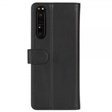 Krusell Sony Xperia 1 II -puhelinlompakkokotelo, musta