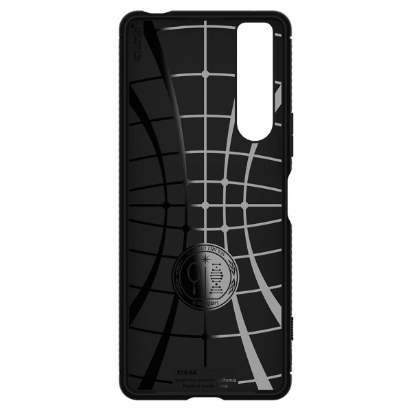 Spigen Sony Xperia 1 II Suojakuori Rugged Armor Mattamusta