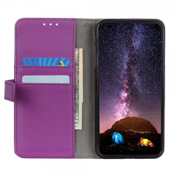 Sony Xperia 1 III Litsikuvioinen Kuori Violetti