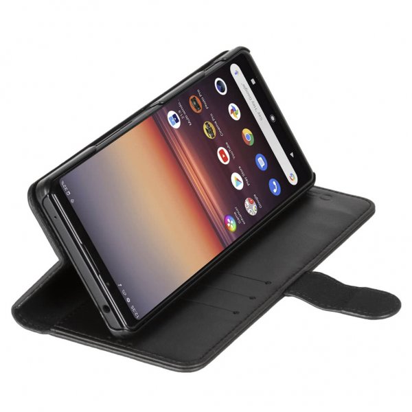 Krusell Sony Xperia 1 III Kotelo PhoneWallet Musta