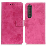 Sony Xperia 1 III Kotelo Vintage Magenta