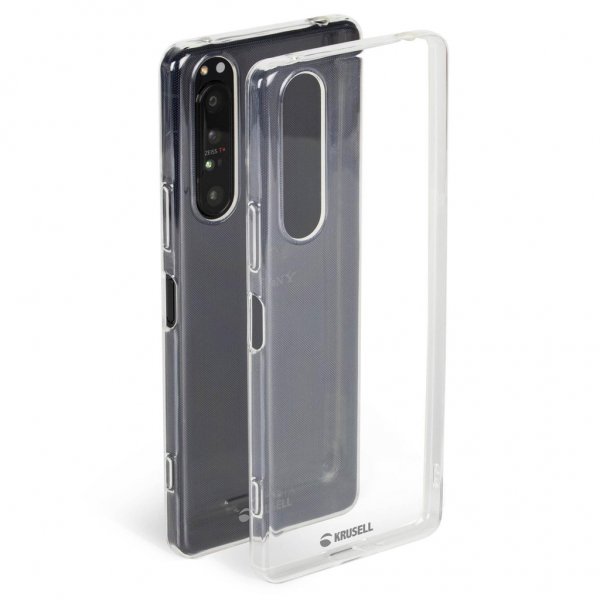 Krusell Sony Xperia 1 III -kuori SoftCover läpinäkyvä