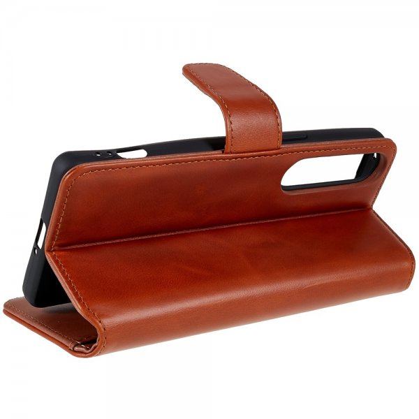 Nordic Covers Sony Xperia 1 IV -kotelo, Essential Leather, Maple Brown