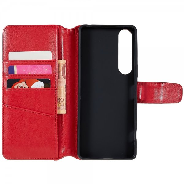 Nordic Covers Sony Xperia 1 IV -suojakotelo Essential Leather Poppy Red