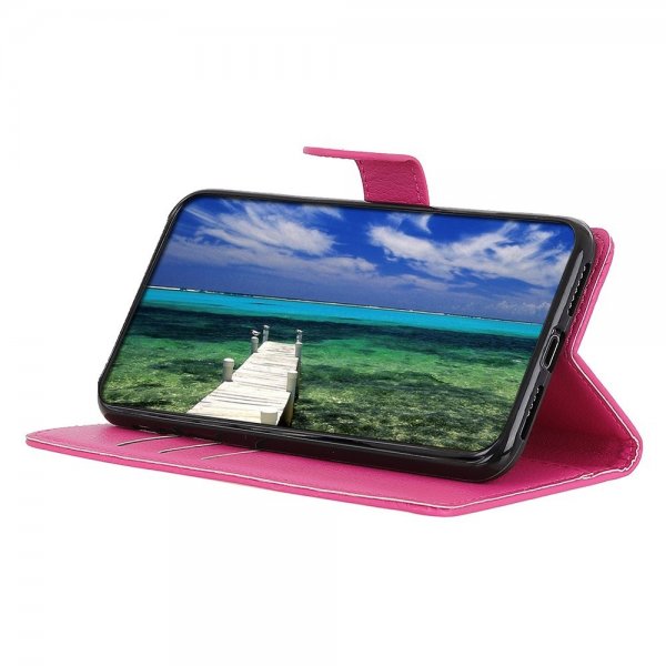 Sony Xperia 1 IV Litchi Magenta -suojakuori