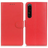 Sony Xperia 1 IV Litsi Punainen Kotelo