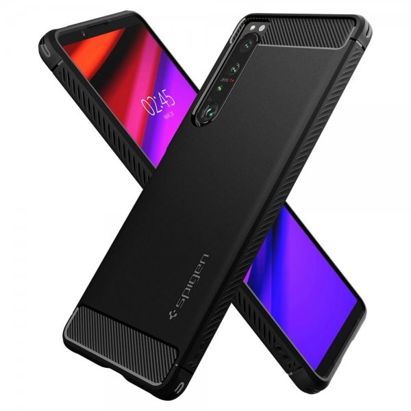 Spigen Sony Xperia 1 IV Kuori Rugged Armor Matte Black