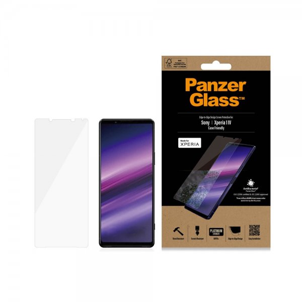 PanzerGlass Sony Xperia 1 IV Näytönsuoja reunasta reunaan suojakuoriystävällinen