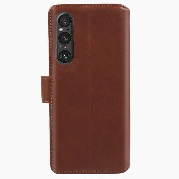Nordic Covers Sony Xperia 1 V Essential Leather -kotelo, Maple Brown