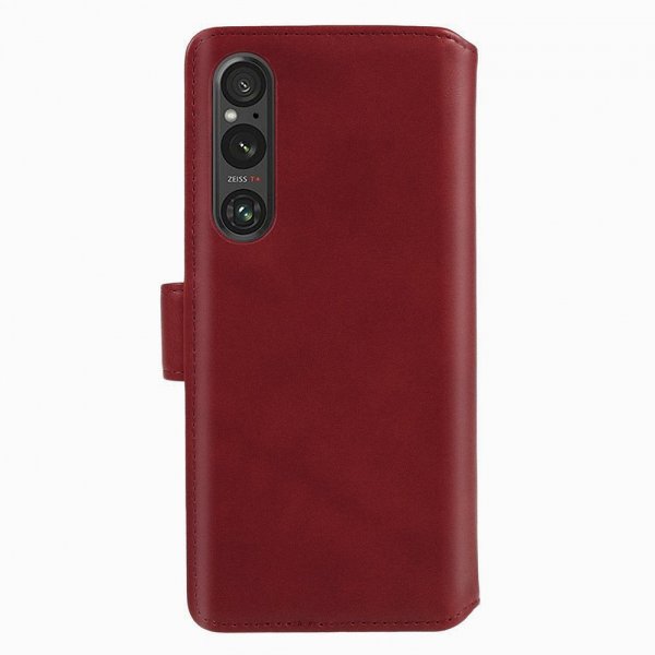 Nordic Covers Sony Xperia 1 V Essential Leather Poppy Red -kotelo