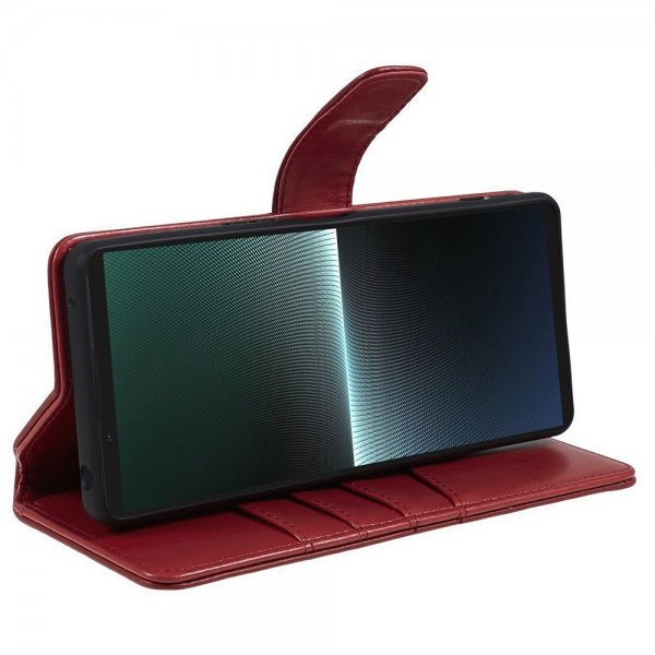 Nordic Covers Sony Xperia 1 V Essential Leather Poppy Red -kotelo