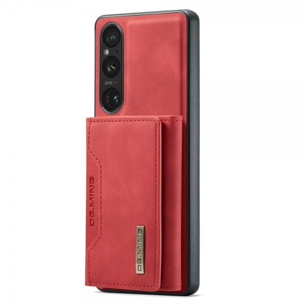 Dg.Ming Sony Xperia 1 V -suojakotelo M2 Series, irrotettava korttipidike, punainen