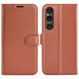 Sony Xperia 1 VI Litsi Ruskea Kotelo