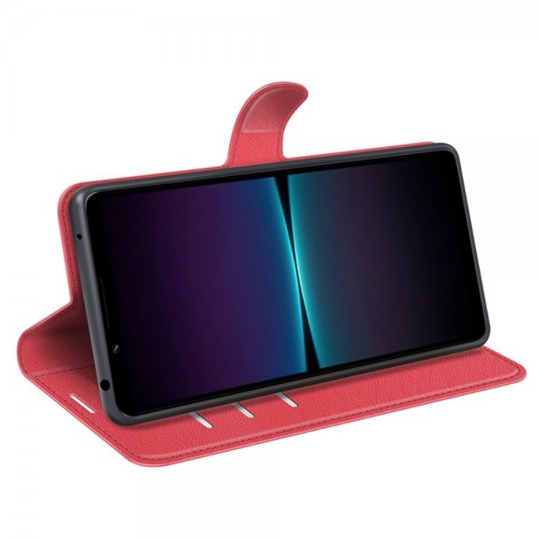 Sony Xperia 1 VI Litsi Punainen Kotelo