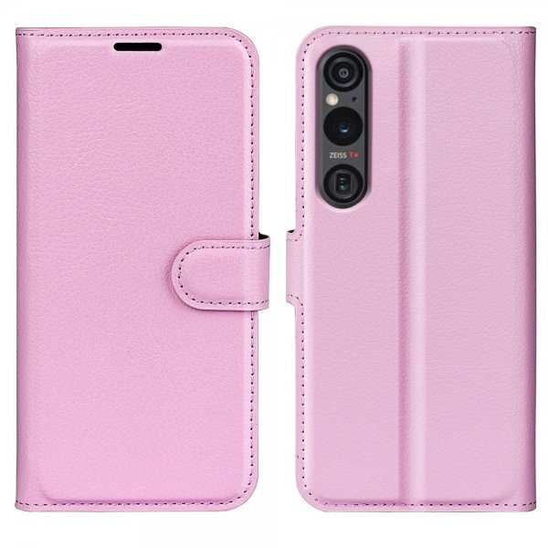 Sony Xperia 1 VI Litsi Pink -suojakotelo