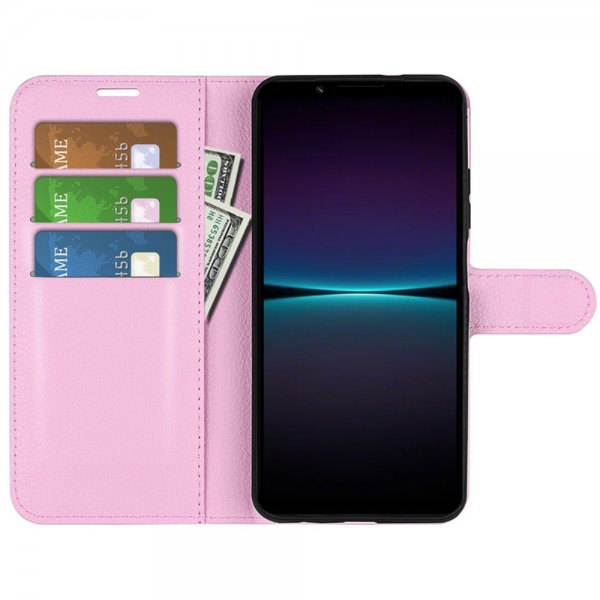 Sony Xperia 1 VI Litsi Pink -suojakotelo