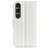 Sony Xperia 1 VI Litchi -kuori, valkoinen