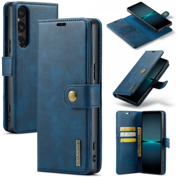 Dg.Ming Sony Xperia 1 VI suojakotelo irrotettavalla kuorella, sininen