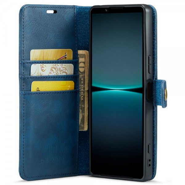Dg.Ming Sony Xperia 1 VI suojakotelo irrotettavalla kuorella, sininen