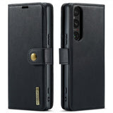 Dg.Ming Sony Xperia 1 VI Kotelo irrotettavalla kuorella, musta
