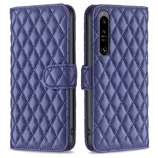 Sony Xperia 1 VI-suojakuori vinokuviolla, sininen