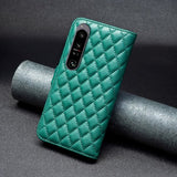 Sony Xperia 1 VI Kotelo Vinokuviollinen Vihreä