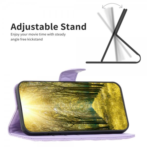 Sony Xperia 1 VI Kotelo Vinokuviollinen Violetti