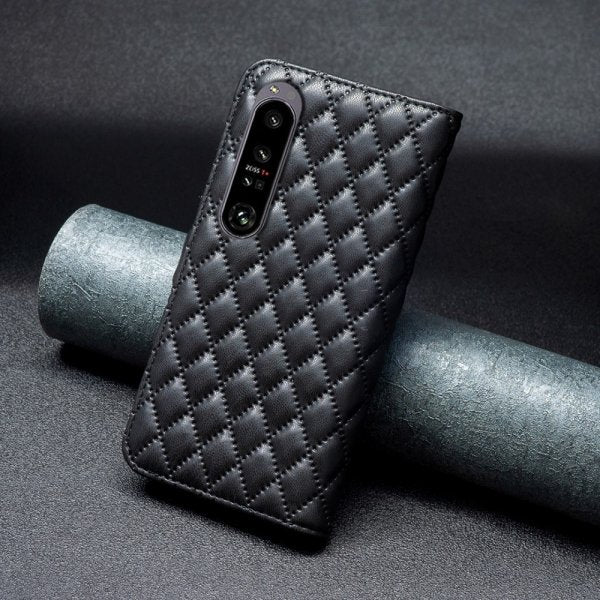 Sony Xperia 1 VI Kotelo Vinokuviollinen Musta