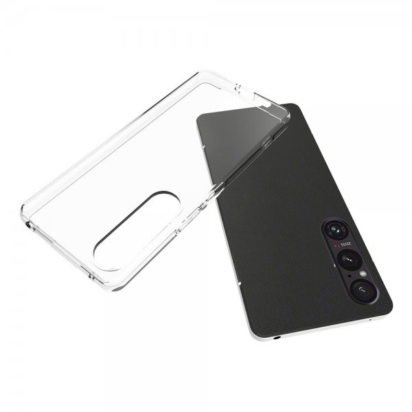 Nordic Covers Sony Xperia 1 VI -suojakuori, Feather-sarja, läpinäkyvä
