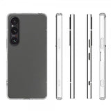 Nordic Covers Sony Xperia 1 VI -suojakuori, Feather-sarja, läpinäkyvä