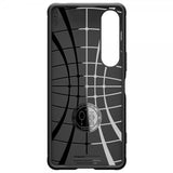 Spigen Sony Xperia 1 VII Suojakuori Rugged Armor Mattamusta
